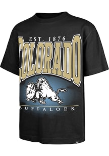 47 Colorado Buffaloes Black Hot Corner Foundation Short Sleeve Fashion T Shirt