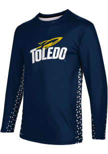 ProSphere Toledo Rockets Navy Blue Geometric Long Sleeve T Shirt