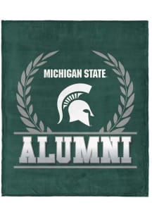 Michigan State Spartans Alumni Silk Touch Fleece Blanket - Green