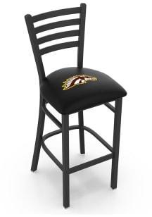 Western Michigan Broncos Stationary Pub Stool - Black