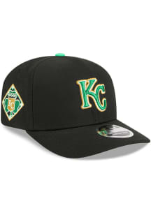 New Era Kansas City Royals 2026 St Patrick's Day 9SEVENTY Stretch Snap Adjustable Hat - Black