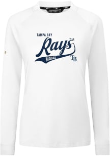 Levelwear Tampa Bay Rays Womens White Slender Glide Pullover