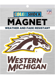 Western Michigan Broncos 6in Mascot Magnet