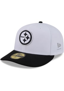 New Era Pittsburgh Steelers Mens White 2026 NFL Draft CW 59FIFTY Fitted Hat