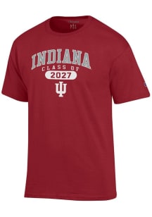 Champion Indiana Hoosiers Crimson Class of 2027 Jersey Short Sleeve T Shirt