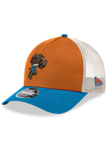 New Era Oklahoma City Thunder Orange Team Mascot Trucker 9FORTY Youth Adjustable Hat