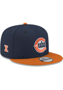 New Era Illinois Fighting Illini  City Connect College Sidepatch 9FIFTY Mens Snapback Hat