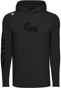 Greyson George Mason University Mens Black Colorado Blackout Long Sleeve Hoodie
