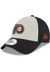 New Era Philadelphia Flyers Mens White Two Tone Primary Logo 39THIRTY Flex Hat