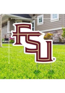 Florida State Seminoles Primary Yard Sign - White
