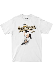 Nataly Moravec Purdue Boilermakers Youth White Spike Tee Fashion Player Tee