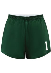 Hype and Vice Michigan State Spartans Womens Green P.E. Shorts
