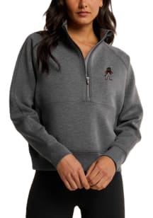 Greyson Indiana Hoosiers Womens Grey Kristina Long Sleeve Full Zip Jacket