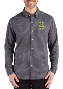 Cutter and Buck Nashville SC Mens Black Skyline Long Sleeve Dress Shirt