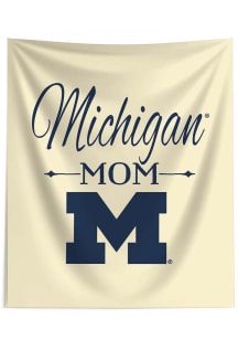Michigan Wolverines Mom 50x60 Tapestry Blanket
