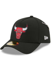 New Era Chicago Bulls Mens Black 2026 NBA Draft 59FORTY A Frame Fitted Hat
