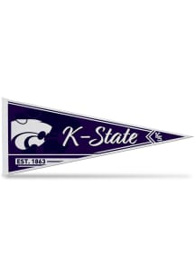 K-State Wildcats Line Est. 12x30 Pennant - Purple