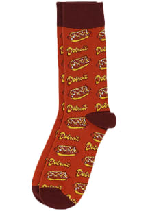 Detroit Repeat Detroit Coney Dog Mens Dress Socks