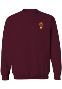 Vive La Fete Arizona State Sun Devils Womens Maroon Impressions Crew Sweatshirt