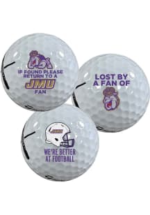James Madison Dukes Primary Golf Balls