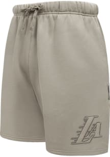 Pro Standard Los Angeles Lakers Mens Brown Neutral Shorts
