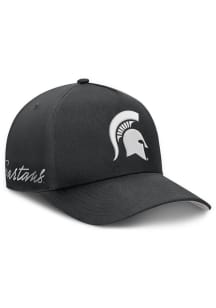 Nike Michigan State Spartans Dri-Fit Rise Structured A Frame Adjustable Hat - Black