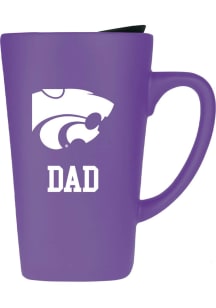 K-State Wildcats 16oz Soft Touch Dad Ceramic Mug - Purple