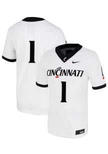 Nike Cincinnati Bearcats White NIL Name And Number Football Jersey