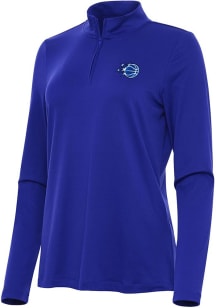 Antigua Orlando Magic Womens Blue Reprocess Recycled Qtr Zip Pullover