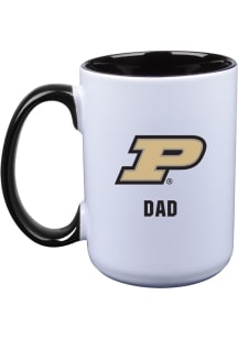 Purdue Boilermakers Dad 15oz Ceramic Mug - White