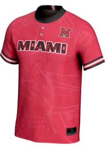 ProSphere Miami RedHawks Mens Red Vigor Softball Baseball Jersey