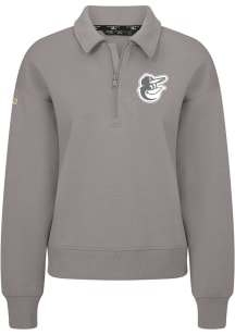Levelwear Baltimore Orioles Womens Grey Canmore Chenille Logo Medium Weight Jacket