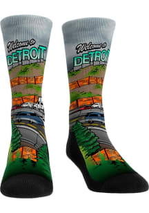 Detroit Welcome to Detroit Mens Dress Socks