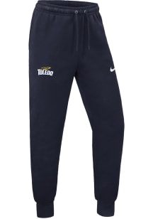 Nike Toledo Rockets Mens Navy Blue Club Fleece Primary Logo Sweatpants