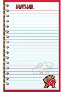 Maryland Terrapins Memo Notebook and Folder - White
