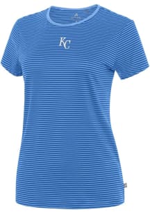 Antigua Kansas City Royals Womens Light Blue Bleacher T-Shirt