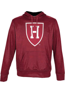 ProSphere Harvard Crimson Mens Crimson Heather Long Sleeve Hoodie