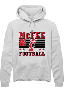 Cd Mcfee Cincinnati Bearcats Mens White Football NIL Striped Player Hood