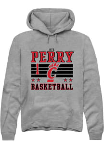 Mya Perry Cincinnati Bearcats Mens Grey NIL Striped Player Hood