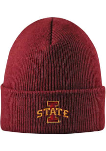 LogoFit Iowa State Cyclones Cardinal Northpole Cuffed Mens Knit Hat