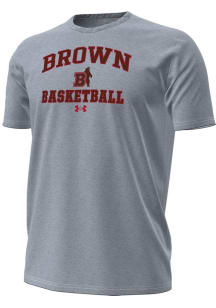 Under Armour Brown Bears Grey Basketball Performance Short Sleeve T Shirt