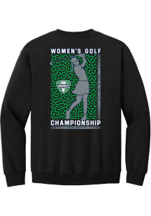 Summit Sportswear MAC Mens Black Women's Golf Championship 2026 Long Sleeve Crew Sweatshirt