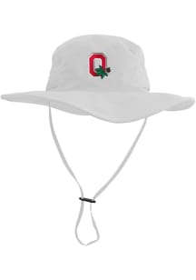 LogoFit Ohio State Buckeyes White Boonie Mens Bucket Hat