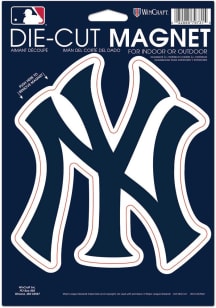 New York Yankees 6.5x9 Car Magnet - Navy Blue