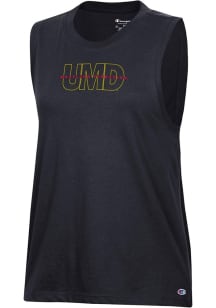 Champion Maryland Terrapins Womens Black Core Muscle Tank Top