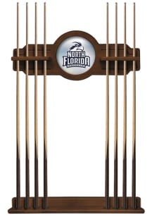 North Florida Ospreys Solid Wood Cue Rack Pool Table