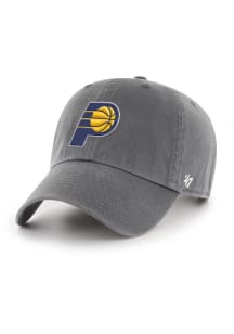 47 Indiana Pacers No Loop Clean Up Adjustable Hat - Charcoal