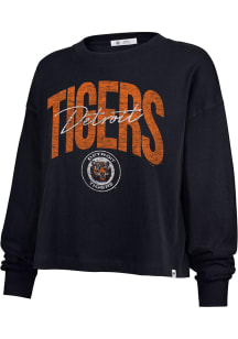 47 Detroit Tigers Womens Navy Blue Muse Sydney LS Tee