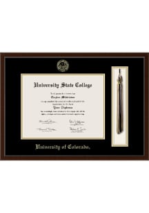 Colorado Buffaloes Delta Tassel Diploma Frame - Brown
