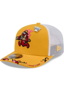 New Era Akron RubberDucks 2026 MiLB COPA 9SEVENTY Stretch Snap Adjustable Hat - Yellow